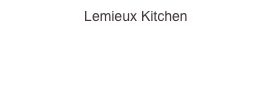 Lemieux Kitchen